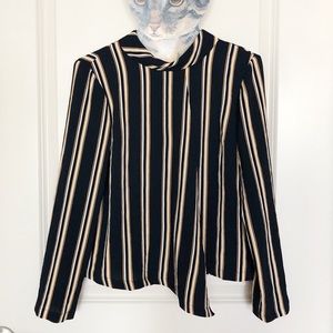 Topshop Business Casual striped top, never worn